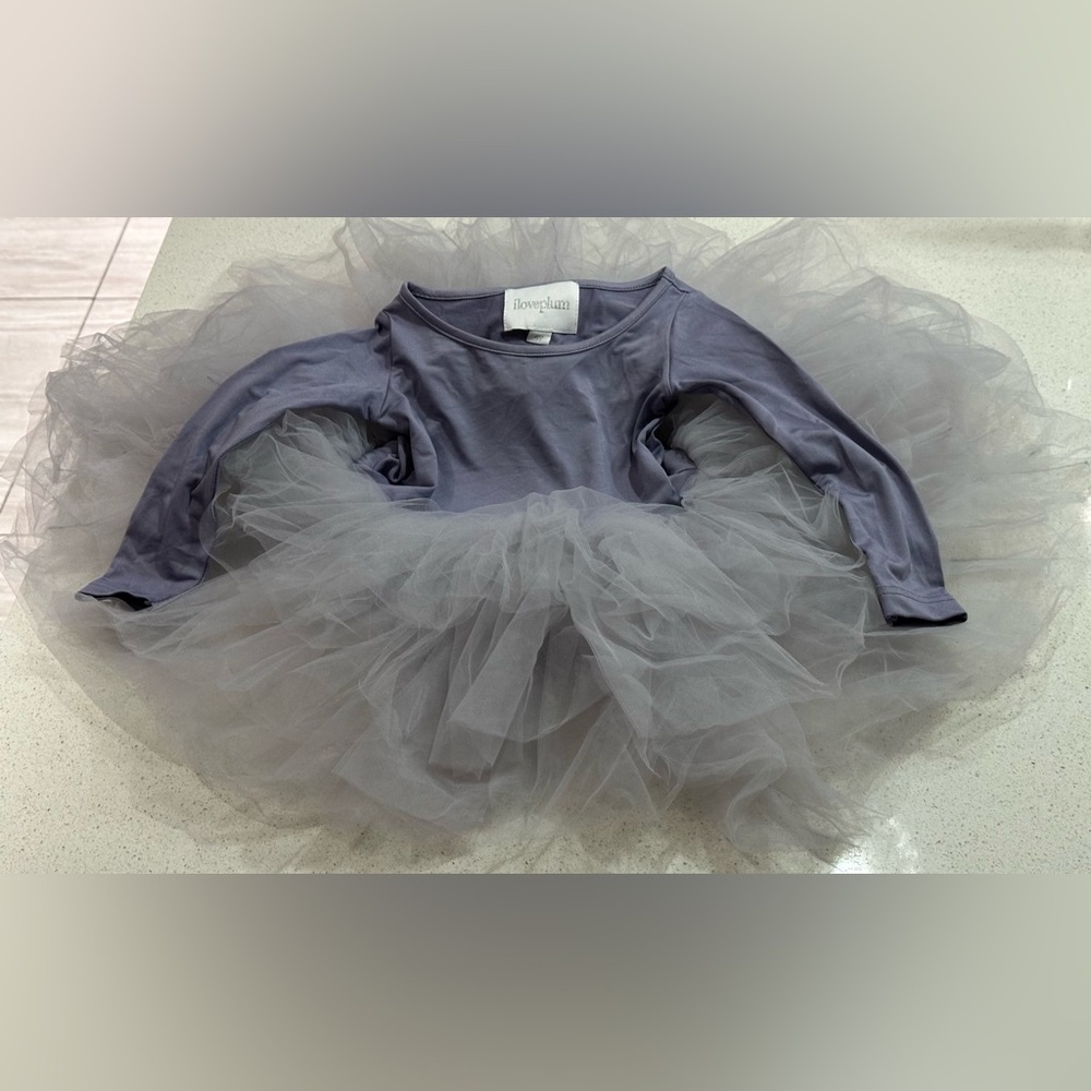 Iloveplum: Girls Long Sleeve Tutu Dress- Size 6Y
